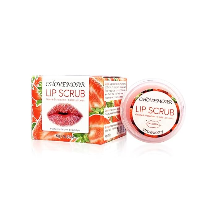 Lip Scrub, Lip Scrubs Exfoliator, Sugar