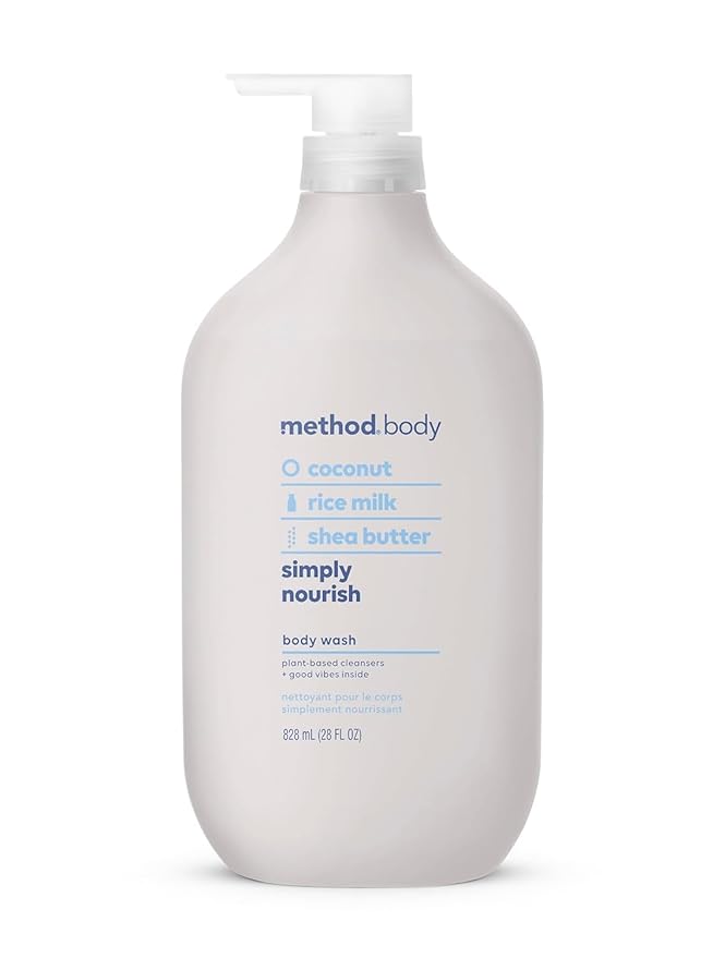 Method Body Wash, Simply Nourish, Paraben and Phthalate Free, Biodegradable Formula, 28 oz (Pack of 1)