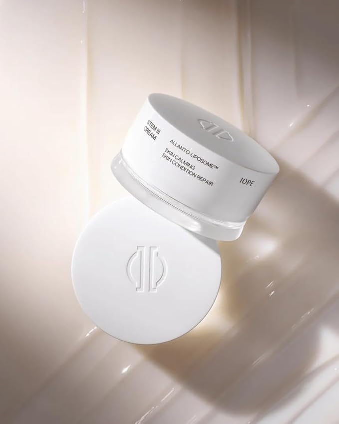 IOPE STEM III Intensive Moisturizer - Anti-Aging Face Cream with Niacinamide, Dermatologically Tested, Skin Barrier Repair with Peptide, Fine Lines & Wrinkle Care, Korean Skincare, 1.69 Fl Oz