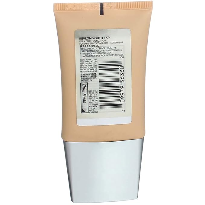Revlon Youth Fx Fill + Blur Foundation, Nude,