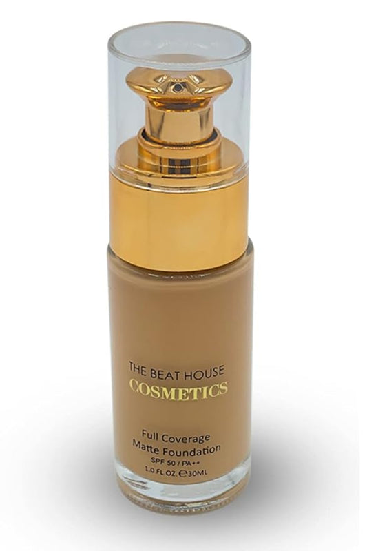 Full Coverage Matte Foundation (Cool Ivory) | SPF Stay |