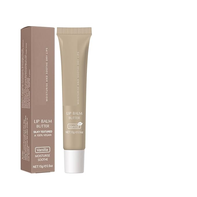 6 Color Hydrating Lip Butter Balm, Vanilla)