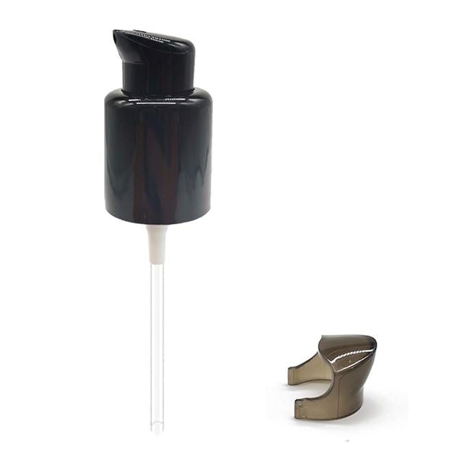 TIHOOD 10PCS Replacement Foundation Pump Black Plastic Cosmetic Replacement Tool