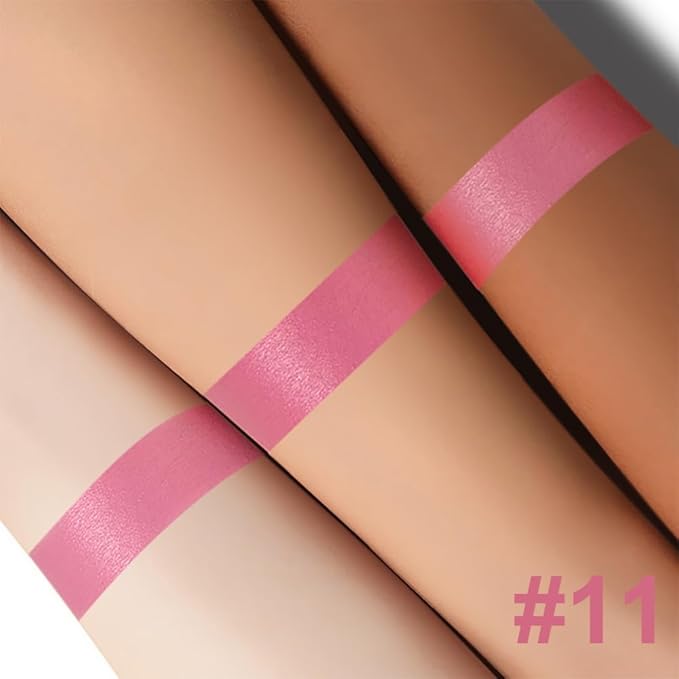 Blush Stick, Multi-use Blush Stick for Cheeks, Eyes, Lips, Silky Creamy Face Stick for Old Women & Mature Skin, Blendable and Buildable Color, Long Lasting Waterproof Non-greasy Formula (#11, Blush)