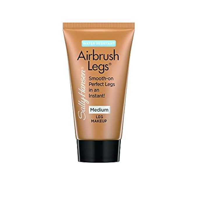 Sally Hansen Airbrush Legs, Medium Lotion 0.75 Oz, Enriched with Palmaria Extract, Covers Freckles & Imperfections, All Day Wear, Water and Transfer-Resistant