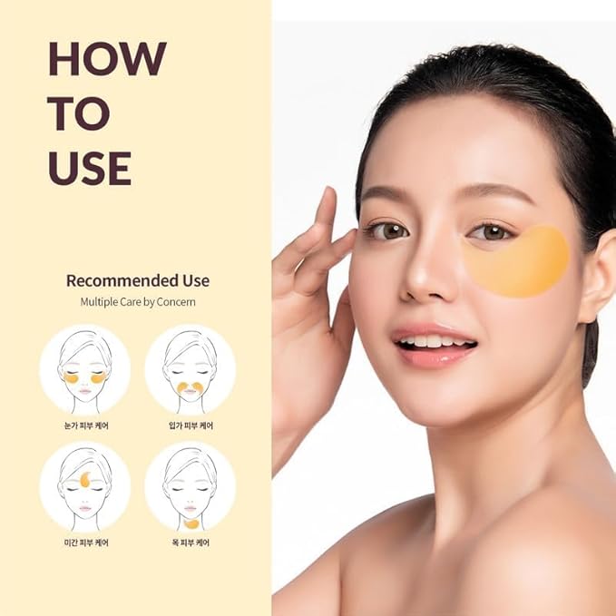 Korean eye patches retinol repair