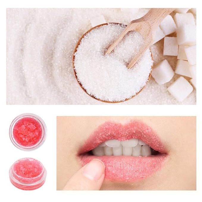 Lip Scrub, Lip Scrubs Exfoliator, Sugar