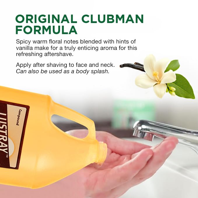 Clubman Lustray Bay Rum After Shave, 1 Gallon