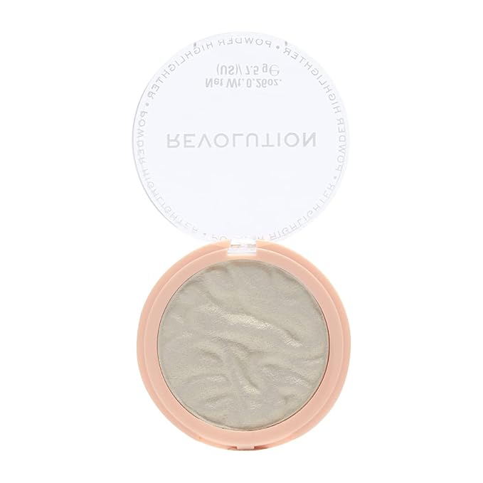 Revolution Beauty, Reloaded Pressed Powder Highlighter, Intensely Pigmented 0.22 Oz