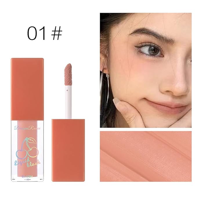 Liquid Blush 4Pcs Set Makeup for Cheeks Matte