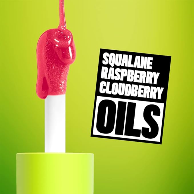 NYX PROFESSIONAL MAKEUP Fat Oil Lip Drip, Moisturizing Lip Oil Gloss, Vegan Tinted Formula, Up to 12 HR Hydration - Newsfeed (Rose Nude)