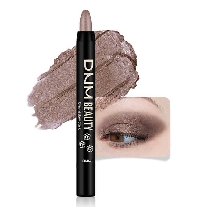 evpct Taupe Shimmer Cream Eye Shadow Brightener Sticks Set for Eyes, Taupe Shimmery Matte Pencil Eye shadow Applicator Stick Pen Palette Makeup Waterproof sombras en crema para ojos 19#