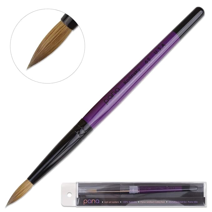 Professional purple wood kolinsky acrylic