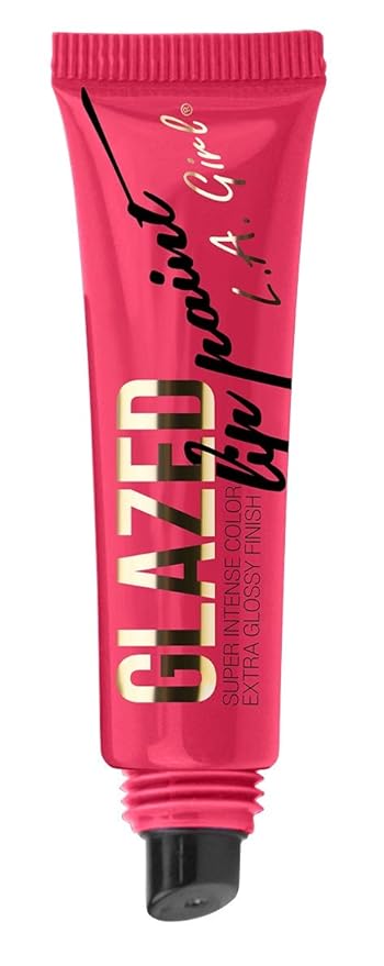 L.A. Girl Glazed Lip Paint, Tease, 0.4 Ounce Girl
