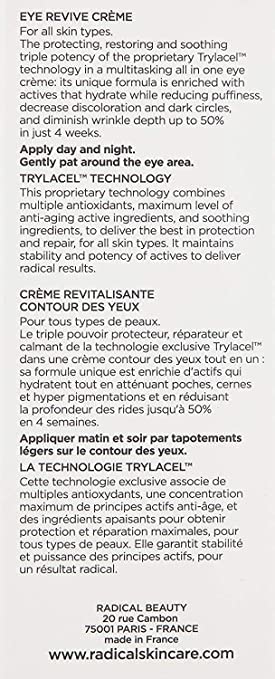 Radical Skincare Eye Revive Creme - Anti-Aging
