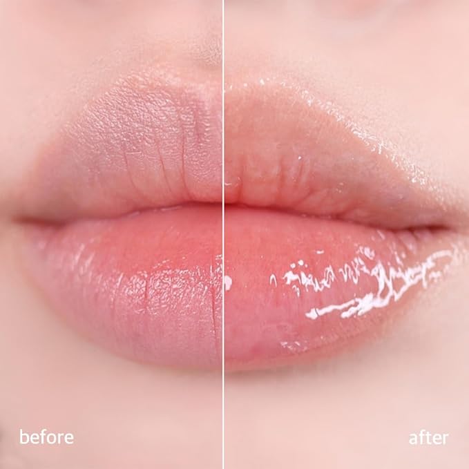 glow peach peptide repair lip balm oz