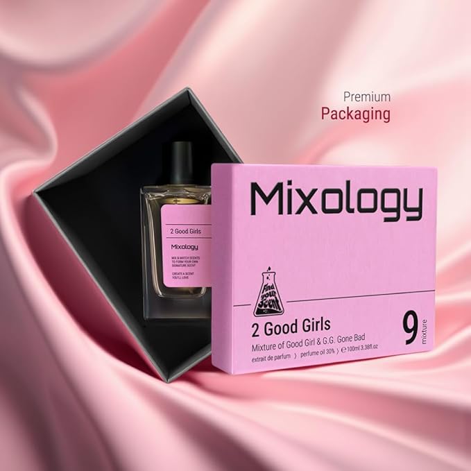 2 Good Girls Eau de Parfum – Mixture of Good Girl & Good Girl Gone Bad, Women Perfume 3.4 Fl Oz (100ml)