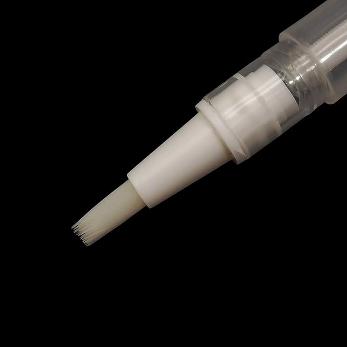 12 Pack 3 ml Transparent Twist Pens, Empty Nail Oil Pen with Brush Tip, Cosmetic Lip Gloss Container Applicators Eyelash Growth Liquid Tube (12x)