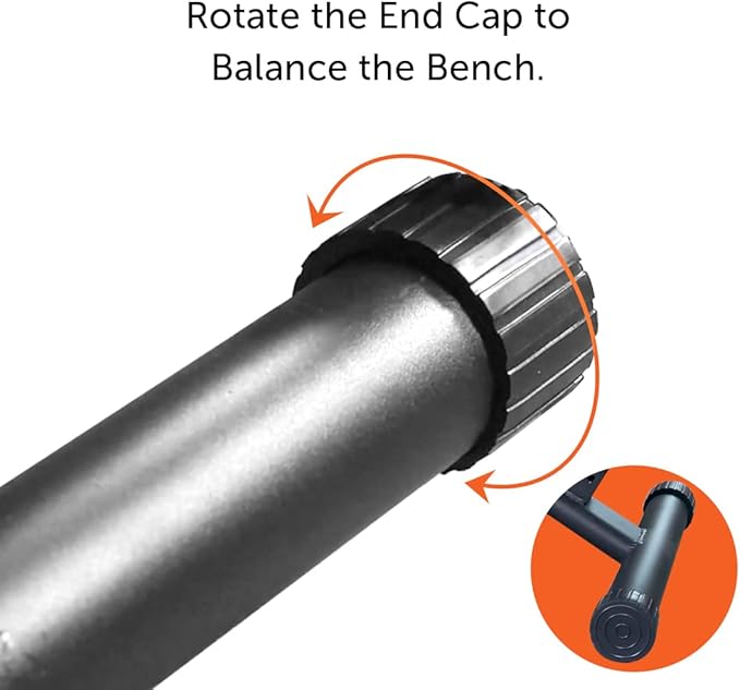 Gymenist Exercise Bench Adjustable Foldable Compact Workout Weight (FOLD-110B)