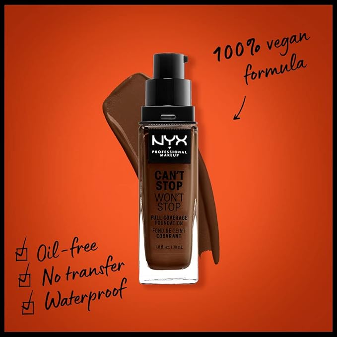 NYX PROFESSIONAL MAKEUP Can't Stop Won't Stop Foundation, of 2)