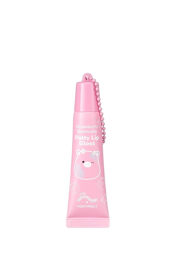 TONYMOLY x Squishmallows Patty Keychain Strawberry Shortcake Lip 11ml