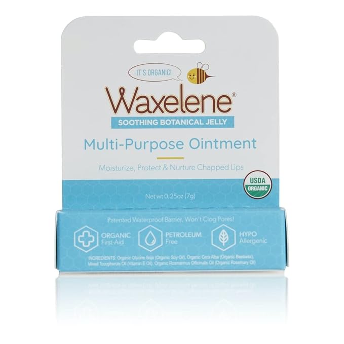 Waxelene Multi-Purpose Ointment, Organic, Lip Tube,