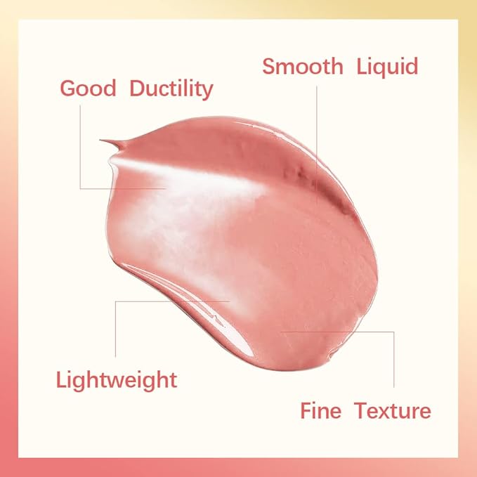 MEICOLY Matte Dewy Liquid Blush,Super Natural Cream Blush