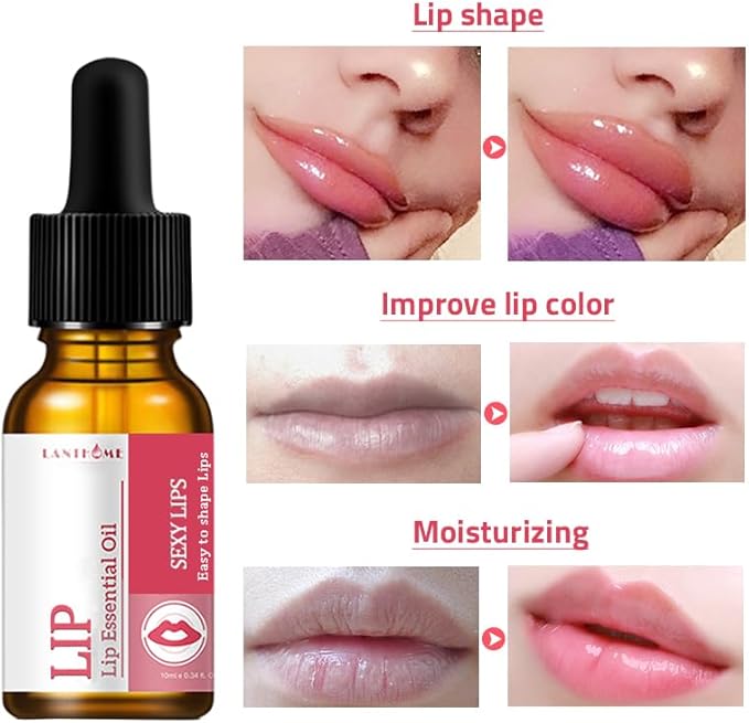 Hydrating Lip Oil, Plumping Lip Gloss,Lip Essential Oil,Lips Care,10Ml