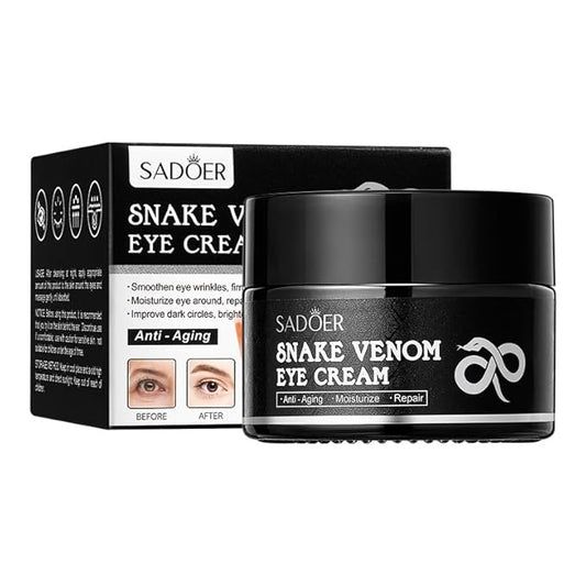 Firming eye cream, snake venom