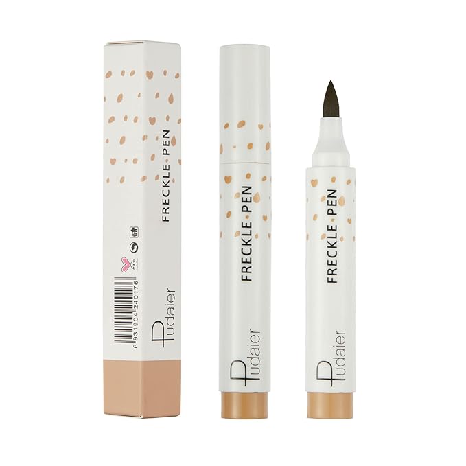 Freckle Pen 2 Pcs Light Brown Natural Like 0.17 Fl Oz
