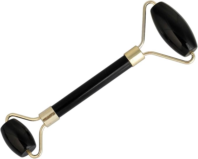 Rockcloud Natural Crystal Stone Roller Massager Anti-Aging