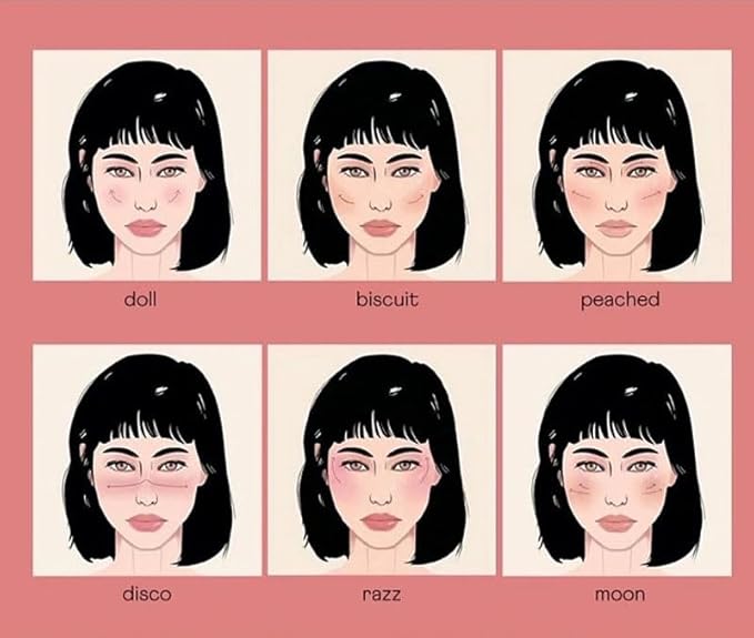 Stamp Liquid Blush Stamp Blush with Heart Shaped Women (5)