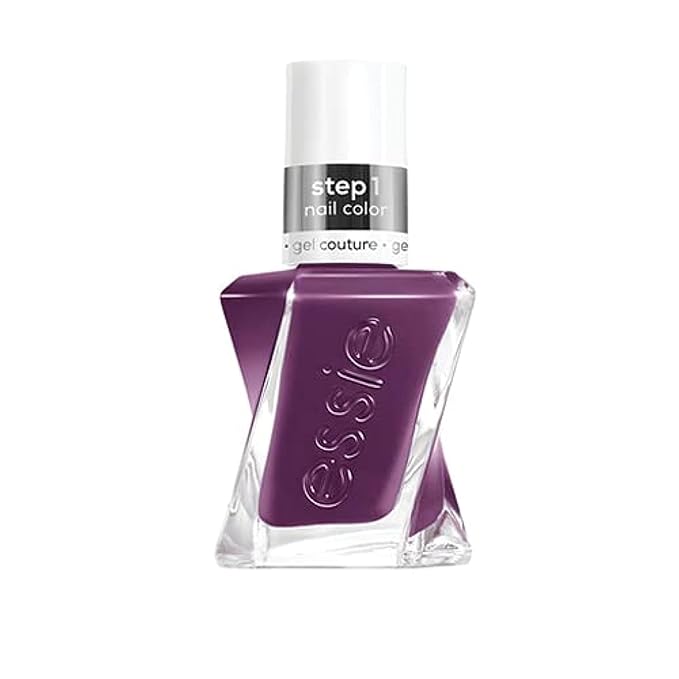 essie gel couture long-lasting nail polish, vegan, deep plum, Museum Muse