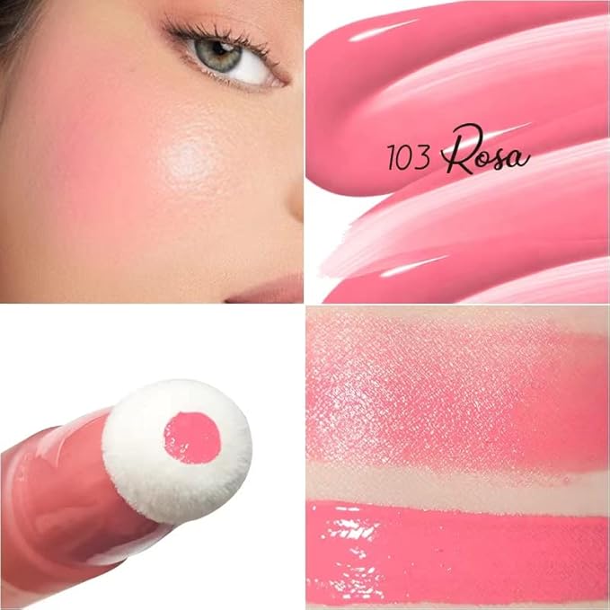 Blush Beauty Wand, Liquid Face Blush Contour Wand Cool Pink