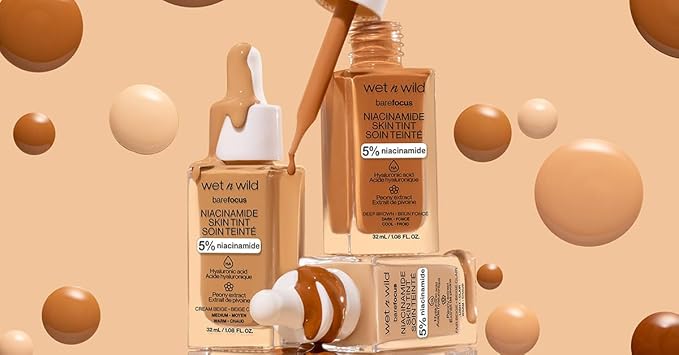 wet n wild Bare Focus Skin Tint, 5% Medium Sand