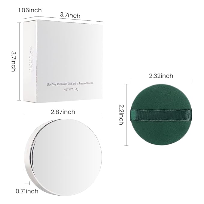 Oil-Controlled Matte Finish Powder: Silky, Skin-Adhering, Natural, Long-lasting,