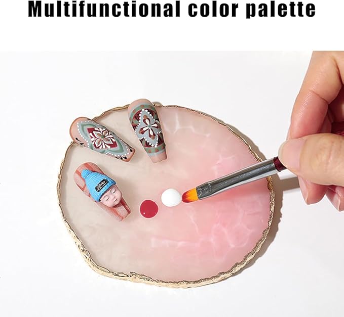 2 Pack Nail Art Palette Makeup Foundation Mixing