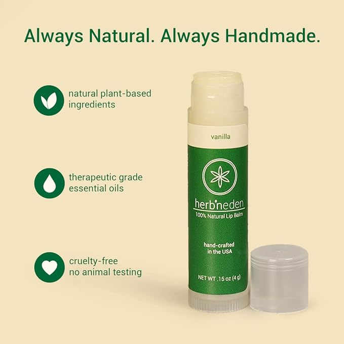 Herb’N Eden Vanilla Lip Balm Pack of 3