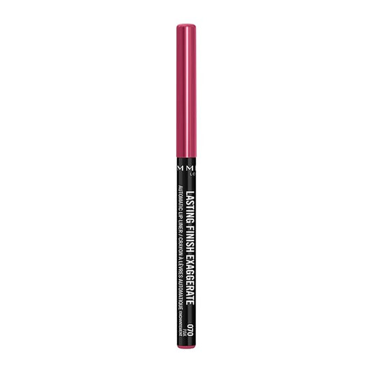 Rimmel Lasting Finish Exaggerate Automatic Lip Liner - Rich, Smooth Formula, Long Lasting - 70 Pink Enchantment, .01oz