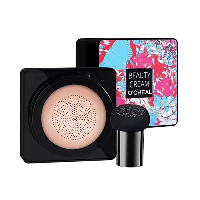 OCHEAL Mushroom Head Air Cushion BB Cream Foundation Compact Ivory