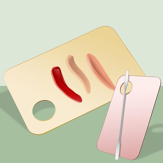 1 Pc Acrylic Cosmetic Makeup Palette with Makeup Mixing