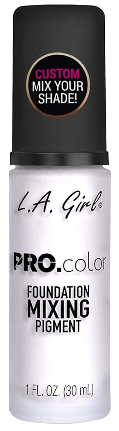 L.A. Girl PRO.matte Mixing Pigment Foundation, White, GLM711