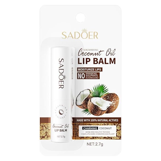 SADOER Coconut Oil Natural Moisturizing Lip