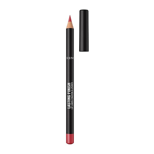 Rimmel Lasting Finish 8HR Soft Lip Liner Pencil - Vibrant, Blendable Formula to Lock Lipstick in Place for 8 Hours - 195 Sunset Pink, .04oz