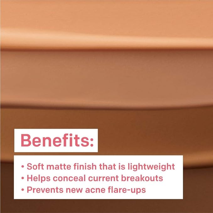 Almay Foundation, Acne Face Makeup with Salicylic Acid, Face 1 Oz