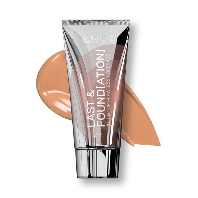 WUNDERBROW Full Coverage Foundation, Last & Found[ation] – Waterproof, Honey