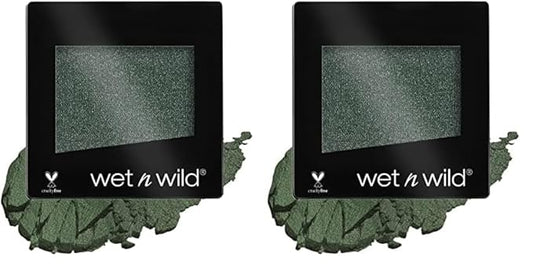 wet n wild Color Icon Satin Eyeshadow Single | High Pigment Long Lasting | Envy (Pack of 2)