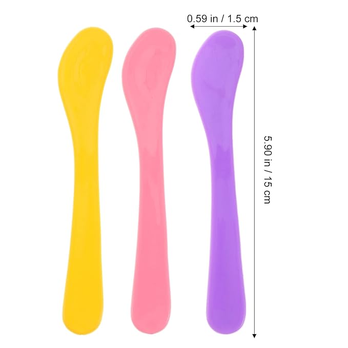 Healifty 10 Pcs makeup spatula plastic makeup DIY