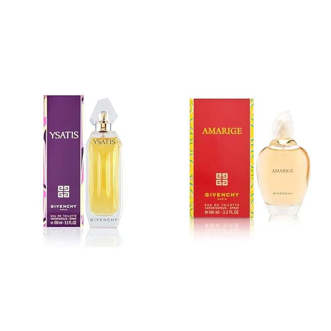 Givenchy Ysatis Eau De Toilette Spray For Women, 3.3 Fl Oz & AMARIGE by - Eau De Toilette Spray 3.3oz - Women(package may vary)