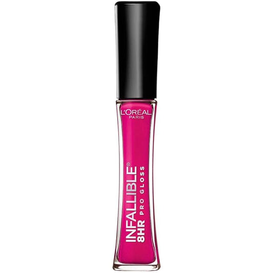 L’Oreal Paris Makeup Infallible 8 Hour Hydrating Lip Gloss, Pink Topaz, 0.21 Fl Oz